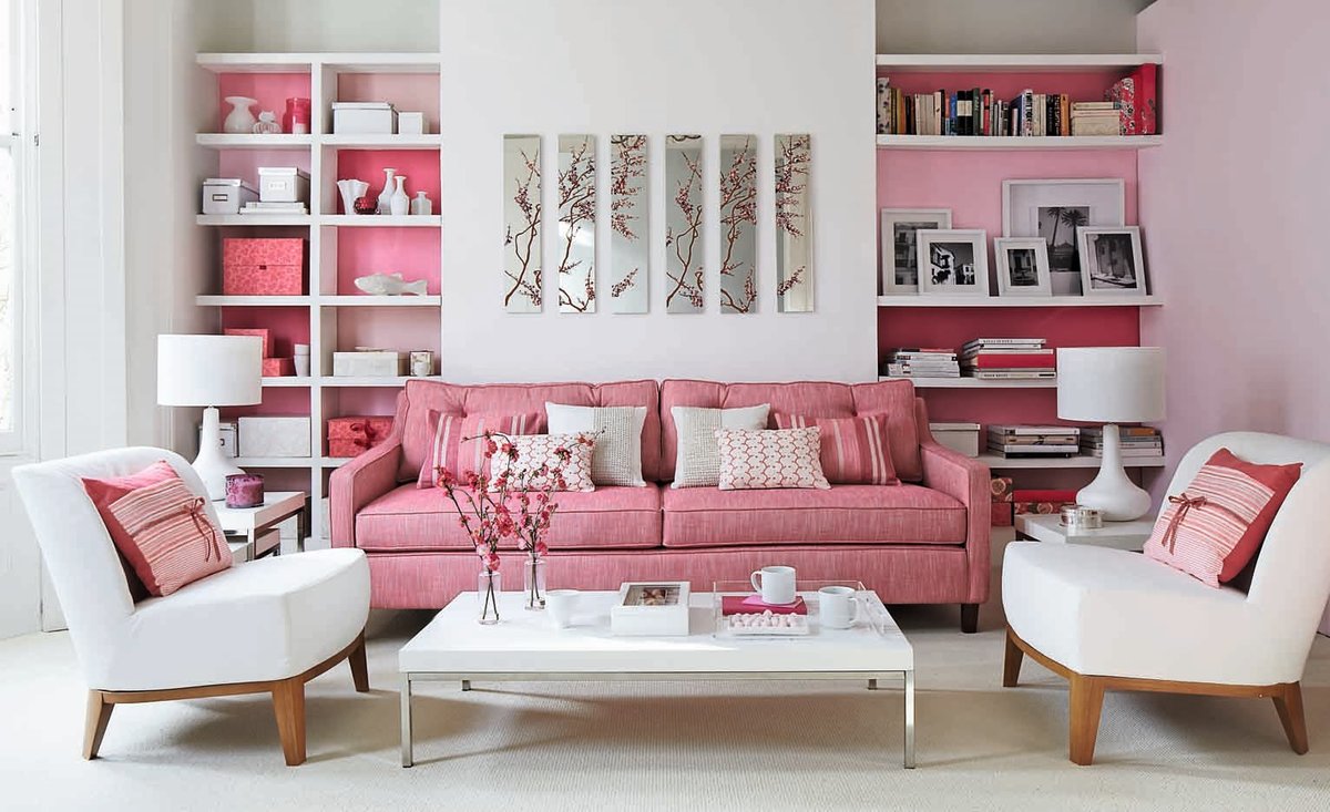 Дизайн Квартиры В Розовом Цвете